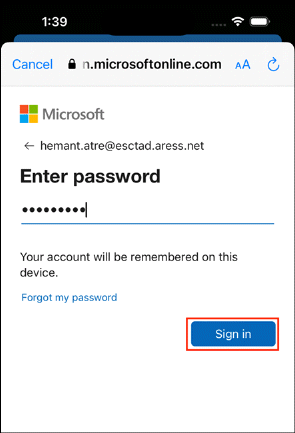 A screenshot of a login page

Description automatically generated