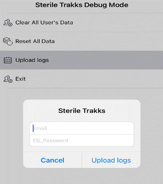 A screenshot of a login screen

Description automatically generated