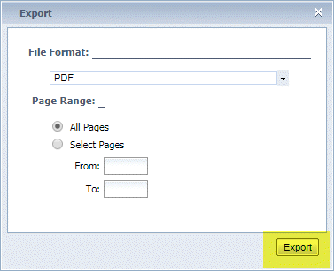 A screenshot of a export box

Description automatically generated